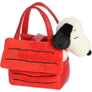 Aurora® Adorable Peanuts® Fancy Pal™ Snoopy’s House Stuffed Animal – Officially Licensed Toys for All Snoopy Fans – Nostalgic Gift for Adults and Birthday Celebrations – Red 8 Inches