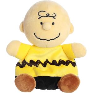 Aurora® Adorable Peanuts® Palm Pals™ Charlie Brown Stuffed Animal – Officially Licensed Toys for All Snoopy Fans – Nostalgic Gift for Adults and Birthday Celebrations – Multicolor 5 Inches