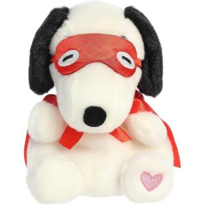 Aurora® Adorable Peanuts® Palm Pals™ Snoopy Kissing Bandit Stuffed Animal – Officially Licensed Toys for All Snoopy Fans – Nostalgic Gift for Adults and Birthday Celebrations – White 6 Inches