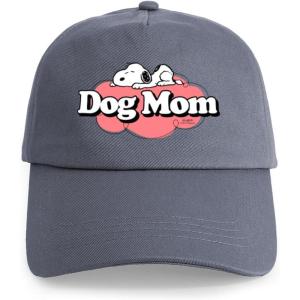 CafePress Snoopy Dog Mom Adjustable Baseball Cap(Gray)