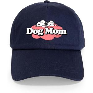 CafePress Snoopy Dog Mom Adjustable Baseball Cap(Navy)