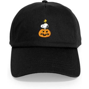 CafePress Snoopy and Woodstock Halloween Cap Adjustable Baseball Cap(Black)