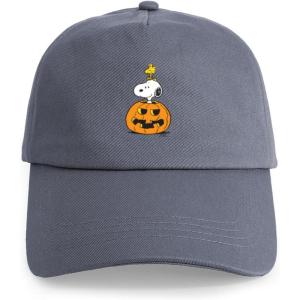 CafePress Snoopy and Woodstock Halloween Cap Adjustable Baseball Cap(Gray)