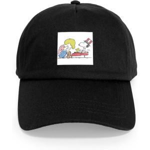 CafePress Snoopy and Woodstock Mummies Adjustable Baseball Cap(Black – Snoopy Vintage Schroeder Cap)