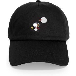 CafePress Snoopy and Woodstock Mummies Adjustable Baseball Cap(Black – Space Snoopy Cap)
