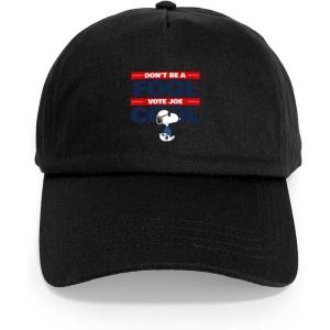 CafePress Snoopy and Woodstock Mummies Adjustable Baseball Cap(Black – Vote Joe Cool)