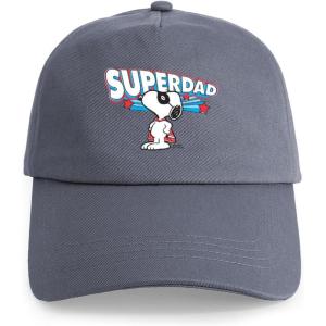 CafePress Snoopy and Woodstock Mummies Adjustable Baseball Cap(Gray – Peanuts Super Dad)