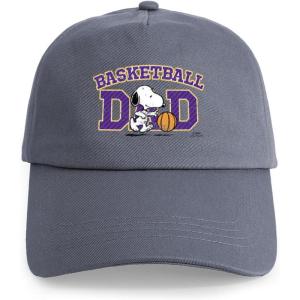 CafePress Snoopy and Woodstock Mummies Adjustable Baseball Cap(Gray – Snoopy Basketball Dad Cap)