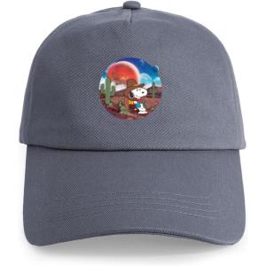 CafePress Snoopy and Woodstock Mummies Adjustable Baseball Cap(Gray – Snoopy Space Cowboy)