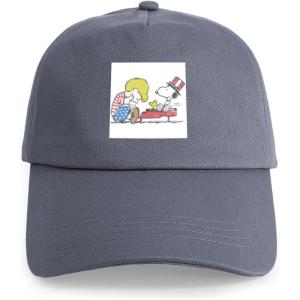 CafePress Snoopy and Woodstock Mummies Adjustable Baseball Cap(Gray – Snoopy Vintage Schroeder Cap)