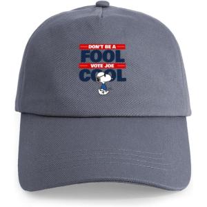 CafePress Snoopy and Woodstock Mummies Adjustable Baseball Cap(Gray – Vote Joe Cool)
