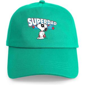 CafePress Snoopy and Woodstock Mummies Adjustable Baseball Cap(Green – Peanuts Super Dad)