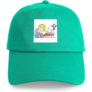 CafePress Snoopy and Woodstock Mummies Adjustable Baseball Cap(Green – Snoopy Vintage Schroeder Cap)