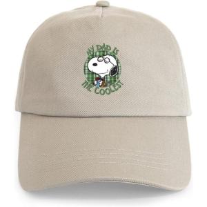 CafePress Snoopy and Woodstock Mummies Adjustable Baseball Cap(Khaki – My Dad is the Coolest Cap)