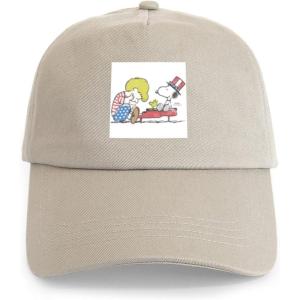 CafePress Snoopy and Woodstock Mummies Adjustable Baseball Cap(Khaki – Snoopy Vintage Schroeder Cap)