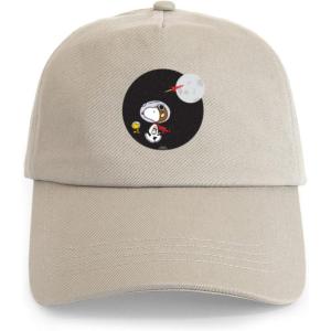 CafePress Snoopy and Woodstock Mummies Adjustable Baseball Cap(Khaki – Space Snoopy Cap)