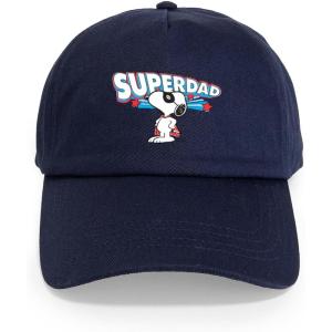 CafePress Snoopy and Woodstock Mummies Adjustable Baseball Cap(Navy – Peanuts Super Dad)