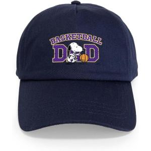 CafePress Snoopy and Woodstock Mummies Adjustable Baseball Cap(Navy – Snoopy Basketball Dad Cap)