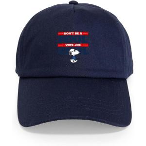 CafePress Snoopy and Woodstock Mummies Adjustable Baseball Cap(Navy – Vote Joe Cool)