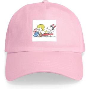 CafePress Snoopy and Woodstock Mummies Adjustable Baseball Cap(Pink – Snoopy Vintage Schroeder Cap)