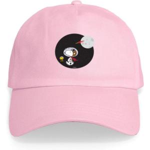 CafePress Snoopy and Woodstock Mummies Adjustable Baseball Cap(Pink – Space Snoopy Cap)