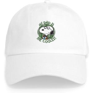 CafePress Snoopy and Woodstock Mummies Adjustable Baseball Cap(White – My Dad is the Coolest Cap)