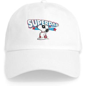 CafePress Snoopy and Woodstock Mummies Adjustable Baseball Cap(White – Peanuts Super Dad)