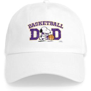 CafePress Snoopy and Woodstock Mummies Adjustable Baseball Cap(White – Snoopy Basketball Dad Cap)