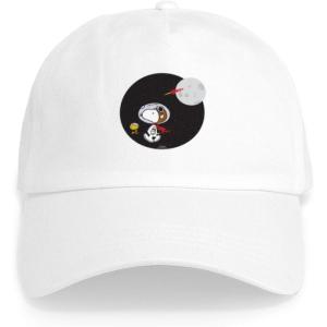 CafePress Snoopy and Woodstock Mummies Adjustable Baseball Cap(White – Space Snoopy Cap)