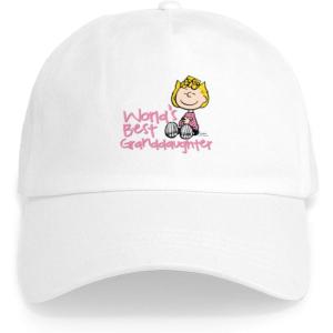 CafePress Snoopy and Woodstock Mummies Adjustable Baseball Cap(White – World’s Best Granddaughter Cap)