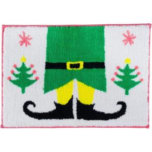 Collectibles Peanuts Snoopy 100% Cotton Non Slip Plush Bathroom Mat Rug (Officially Licensed Product) by Franco(Elf Buddy)