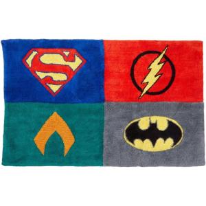 Collectibles Peanuts Snoopy 100% Cotton Non Slip Plush Bathroom Mat Rug (Officially Licensed Product) by Franco(Justice League)