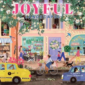 Graphique 2026 Peanuts Mini Wall Calendar | 7” x 7” | Thick Paper | Home & Office Organizer | Large Monthly Grid | 3 Languages & Marked Holidays | 4 Month Preview Page for 2027(Joyful Landscapes)