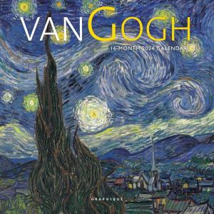 Graphique 2026 Peanuts Mini Wall Calendar | 7” x 7” | Thick Paper | Home & Office Organizer | Large Monthly Grid | 3 Languages & Marked Holidays | 4 Month Preview Page for 2027(Van Gogh)