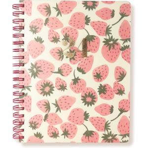 Graphique 2026 Spiral Vegan Leather Planner | 18 Month Organizer July 2025 – Dec. 2026 | Weekly & Monthly Spreads | To-Do & Note List | Reminder Stickers | Peanuts – Happiness Is | 8 x 10(Strawberry Fields)