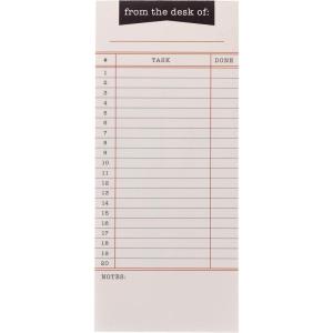 Graphique Magnetic Notepad – Peanuts Snoopy Bike Grocery and Shopping List – Fun Decorative To-Do List – Perfect House Warming Gifts – 100 Tear off Sheets (4″ x 9.25″ x .5″)(Library Card)