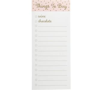 Graphique Magnetic Notepad – Peanuts Snoopy Bike Grocery and Shopping List – Fun Decorative To-Do List – Perfect House Warming Gifts – 100 Tear off Sheets (4″ x 9.25″ x .5″)(Things To Buy)