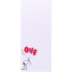 Graphique Magnetic Notepad – Peanuts Snoopy Bike Grocery and Shopping List – Fun Decorative To-Do List – Perfect House Warming Gifts – 100 Tear off Sheets (4″ x 9.25″ x .5″)(Snoopy Love)