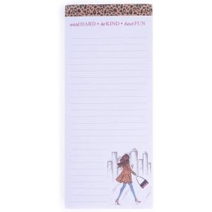 Graphique Magnetic Notepad – Peanuts Snoopy Bike Grocery and Shopping List – Fun Decorative To-Do List – Perfect House Warming Gifts – 100 Tear off Sheets (4″ x 9.25″ x .5″)(Leopard Fashion)