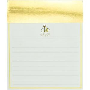 Graphique Peanuts Gang Jotter Notepad, Pad of Paper w/ 250 Tearable Ruled Pages Featuring Cute Snoopy and Gang Design, Great for Kitchen Counters, Nightstands, Desks, and More, 4.5″ x 5.5″ x 1″(Bee Happy)