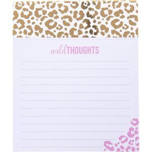 Graphique Peanuts Gang Jotter Notepad, Pad of Paper w/ 250 Tearable Ruled Pages Featuring Cute Snoopy and Gang Design, Great for Kitchen Counters, Nightstands, Desks, and More, 4.5″ x 5.5″ x 1″(Wild Thoughts)