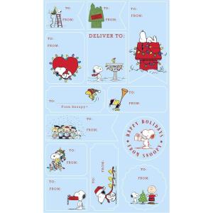 Graphique Peanuts™ Gift Labels | 52 Self-Adhesive Christmas Stickers | 13 Designs with Red Foil Accents | to and from Names | for Holiday Wrapping Paper & Gift Bags(Peanuts)