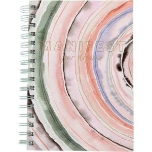 Graphique Snoopy Hardbound Spiral Journal, 160 Ruled Pages Hard Cover Notebook, Diary, Lists, Record Month and Date, Premium Paper, 6” x 8”(Manifest)