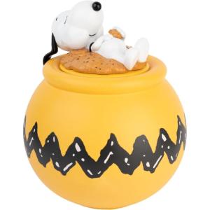 Grupo Erik Snoopy Cookie Jar With Lid | Snacks Canister | 20.5 x 20.5 x 24.6 cm | Candy Jar | Snoopy Gifts | Kitchen Decor | Airtight Food Storage Container(Peanuts – Snoopy)