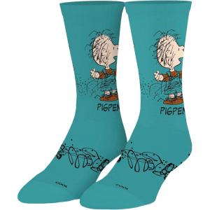 Odd Sox – Peanuts Charlie Brown Socks for Men – Fun Comic Strip Character Print Crew Socks – Assorted Designs(Pigpen)