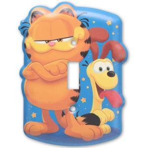 Peanuts Snoopy Rainbow Metal Light Switch Plate – Snoopy Switch Plate Decoration for Home(Orange)