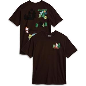 Peanuts Snoopy Womens and Mens Graphic T-Shirts – Snoopy All Over Print Crewneck Short Sleeve Unisex Tshirts for Adults(Snoopy Nutmeg)