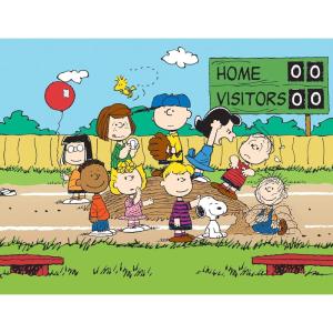 RoseArt – Peanuts – 100 Piece Jigsaw Puzzle for Kids and Adults(Baseball)