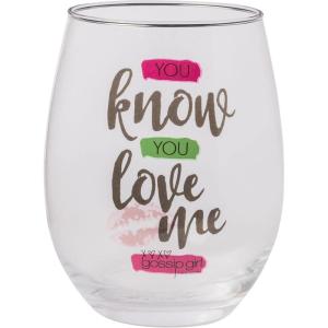 Silver Buffalo Peanuts Snoopy And Woodstock Chillin Stemless Wine Glass, 20 Ounces, 1 Count (Pack of 1)(Gossip Girls)