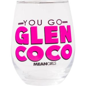 Silver Buffalo Peanuts Snoopy And Woodstock Chillin Stemless Wine Glass, 20 Ounces, 1 Count (Pack of 1)(Mean Girls)